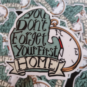 Michigan First Home Sticker