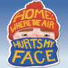 Home, Where the Air Hurts My Face Sticker - Image 2